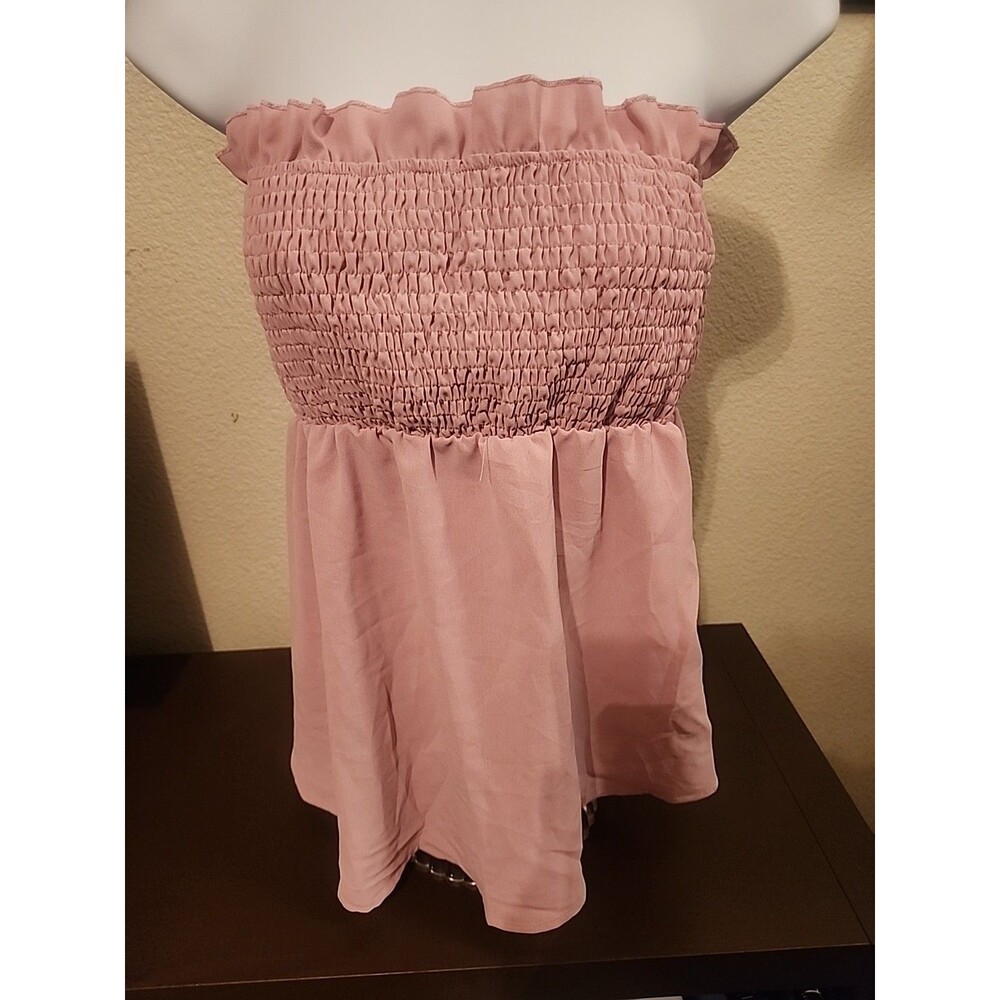 Must-Have Pink Strapless Top Yoins (L) - Don't Miss Out!
